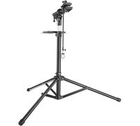 Tectake Bike Repair Stand Tristan - Folding, Height-Adjustable, Suitable For E-Bikes, 50Kg Load Capacity - Black