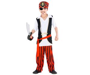tectake Boy's Captain Jacob Costume | Size: 9-10 Years TECTAKE Multicolor 9-10 Years