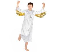 tectake Boy's Cheeky Cherub Costume in White | Size: 10-12 Years TECTAKE White 10-12 Years