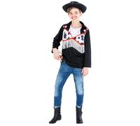 tectake Boy's Costume Cowboy Sheriff Shirt | Size: 12-14 Years TECTAKE Multicolor 12-14 Years