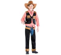 Boy costume western cowboy sheriff wild west suitable for carnival chaps