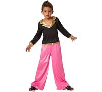 tectake Boy's Disco Dancer Costume | Size: 9-10 Years TECTAKE Multicolor 9-10 Years