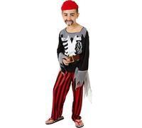Boy’s Costume Pirate Halloween Fancy Dress Outfit Children Child Belt Buckle