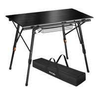 Tina Camping Table - Black, Black