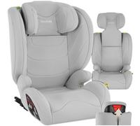 Tectake Car Seat Levi Ece R129/03 I-size And Isofix Approved Washable Cover, Grey