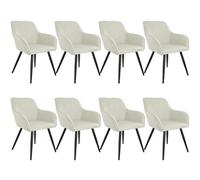 Velvet Accent Chair Set of 8 | Small Modern Living Room Armchair Occasional Arm