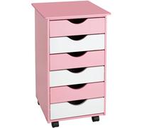 tectake Chest Of Drawers in Rose TECTAKE Rose