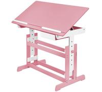 tectake Childrens Desk in Pink | Size: Large TECTAKE Pink Large