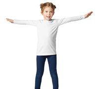 tectake Children's Long-sleeved Top in White | Size: 12-14 Years TECTAKE White 12-14 Years
