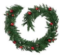 Christmas Garland Pine Cones Decoration Home Xmas Leaf Small Berry Baubles Balls