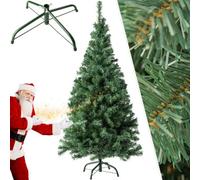 Tectake Christmas Tree - Artificial, Including Metal Stand With Plastic Feet- Green