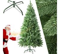 Tectake Christmas Tree - Artificial, Injection Moulding, Detailed And Lifelike- Green