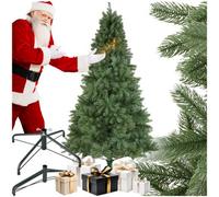 Tectake Christmas Tree Prancer - Artificial In Green, Injection Moulded Needles, Green