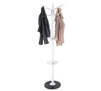 tectake Coat Stand in White TECTAKE White