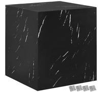 tectake Coffee Table Lasley 45 X 45 X 50 Cm - Black Marble Look TECTAKE Black 45 X 45 X 50 Cm