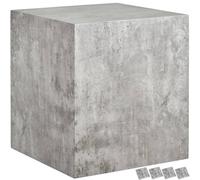 tectake Coffee Table Lasley 45 X 45 X 50 Cm - Concrete Look in Grey TECTAKE Grey 45 X 45 X 50 Cm