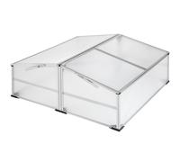 tectake Cold Frame Aluminum 102 X 102 X 41 / 31 Cm in Clear TECTAKE Clear