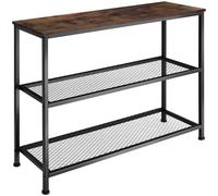 tectake Console Table Bristol in Dark Brown TECTAKE Dark Brown
