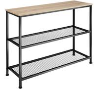 Tectake Side Table Bristol - Light Brown, Brown