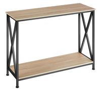 tectake Console Table Tacoma in Light Oak TECTAKE Light Oak