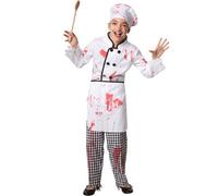 tectake Girl's Creepy Chef | Size: 7-8 Years TECTAKE Multicolor 7-8 Years