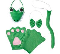 tectake Crocodile Accessories Set in Green TECTAKE Green One Size