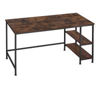 Tectake Canton Desk 120x60x75.5, Brown