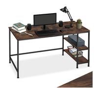 Tectake Canton Desk 120x60x75.5, Brown