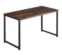 Tectake Desk Flint - Writing, Study, Computer Office Table 140 Cm - Industrial Wood Dark, Rustic
