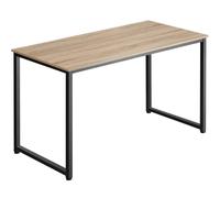 Tectake Desk Flint - Writing, Study, Computer Office Table 120 Cm - Industrial Wood Light, Oak Sonoma