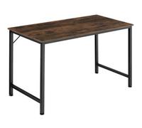 Tectake Desk Jenkins - Computer, Writing, Study Table 140 Cm - Industrial Wood Dark, Rustic