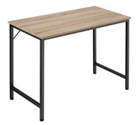 Tectake Desk Jenkins - Computer, Writing, Study Table 120 Cm - Industrial Wood Light, Oak Sonoma