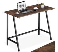 Tectake Desk Newton - Computer, Laptop, Writing Table 50 Cm - Industrial Wood Dark, Rustic