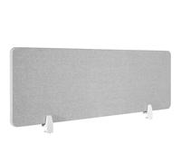 Desk Partition - Grey 130cm x 40cm, none