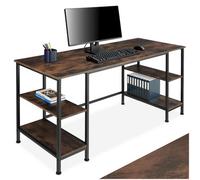 Tectake Stoke Desk 137x55x75, Brown