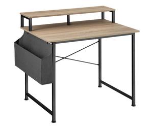 tectake Desk Thornton in Light Oak | Size: 120 cm x 60 cm TECTAKE Light Oak 120 cm x 60 cm