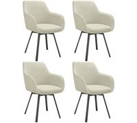 Dining Chair Swivel Armchair Office Padded Chairs Accent Living Room Seating