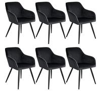 Marilyn Chair - Black Set of 6, none
