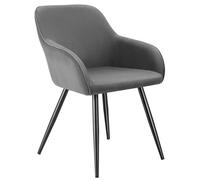 Dining Chair Upholstered Padded Armchair Breakfast Room Chairs Set Kitchen