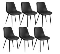 Monroe Chairs - Black Set of 6, none