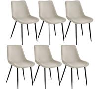 Monroe Chairs - Cream Set of 6, none
