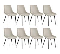 Monroe Chairs - Cream Set of 8, none
