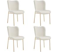 Tessa Dining Chair Woven White and Black, none