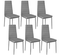 Dining Chair Set Kitchen Living Room Furniture Faux Leather Chairs Thick Padding