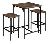 Breakfast bar stools high dining table and chairs set kitchen