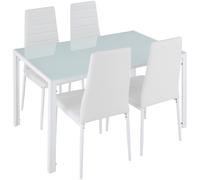 TecTake Berlin Dining Table And 4 Chair Set