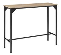 Tectake Dining Table Kerry - High, Breakfast Bar Style - Industrial Wood Light, Oak Sonoma