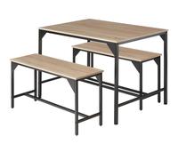 Kitchen table set Bolton inc. 1x table & 2x benches
