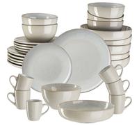 tectake Dinner Set Mare in Grey TECTAKE Grey