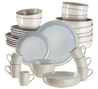 tectake Dinner Set Mare in Light Sand TECTAKE Light Sand